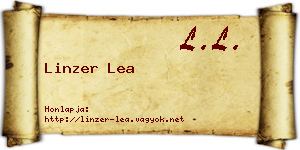 Linzer Lea névjegykártya